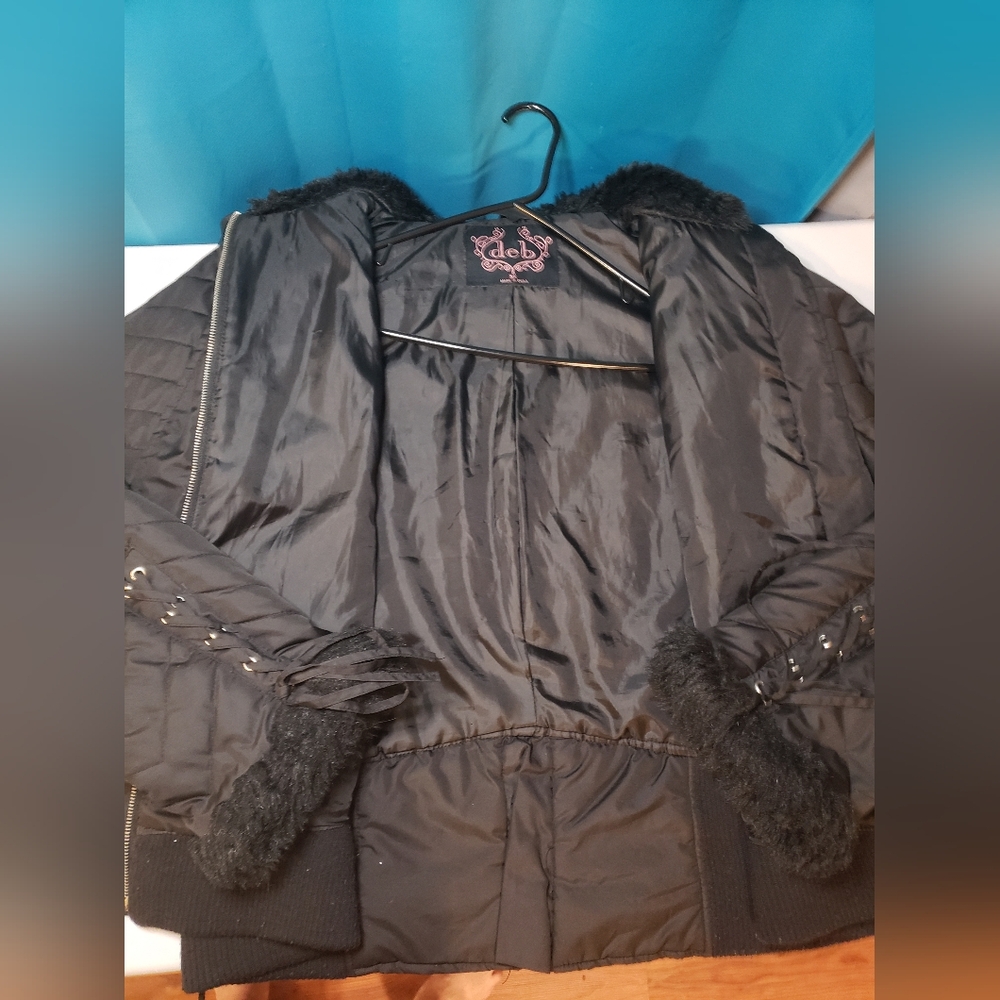 Deb 3X Womens hooded puffer jacket